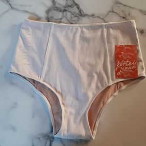 NWT Kortni Jeane High Waisted High Cut bottoms